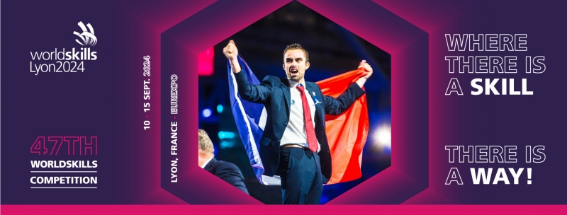 WorldSkillsLyon 2024 poster