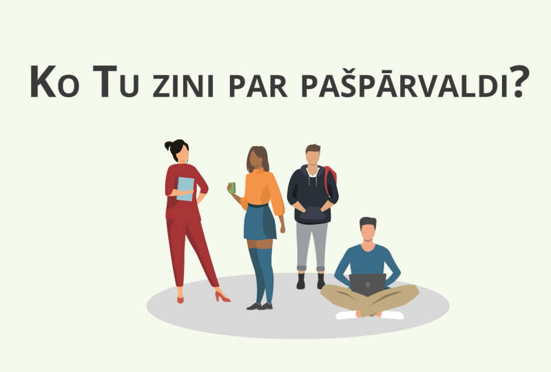 Vizuālais noformējums "Ko tu zini par pašpārvaldi?"