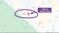  Valsts pedagoģiski medicīniskās komisijas atrašanās vieta kartē.