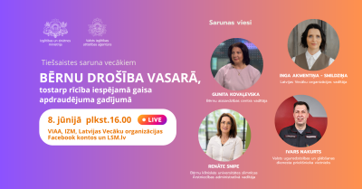 Saruna vecākiem Bērnu drošība vasarā 