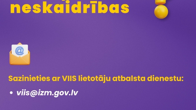 VIIS/VPS obligāta lietotāju tiesību atjaunošana no 2026. gada 27. jūlija (1)