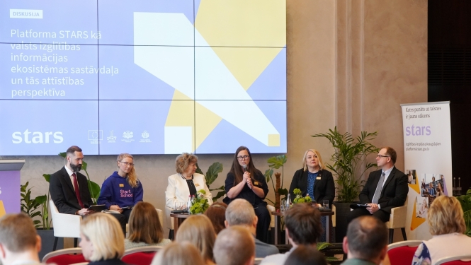 Diskusija konferencē "“Individuālie mācību konti Latvijā: pieredze, rezultāti un nākotnes attīstība”