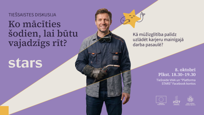 Kampaņas Esi starā vizuālis; Diskusija Ko mācīties šodien, lai būtu vajadzīgs rīt?
