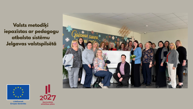 Valsts metodiķi iepazīstas ar pedagogu atbalsta sistēmu Jelgavā