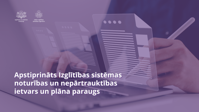 Izglitības sitēmas noturības un nepārtrauktibas ietvars un palna paraugs