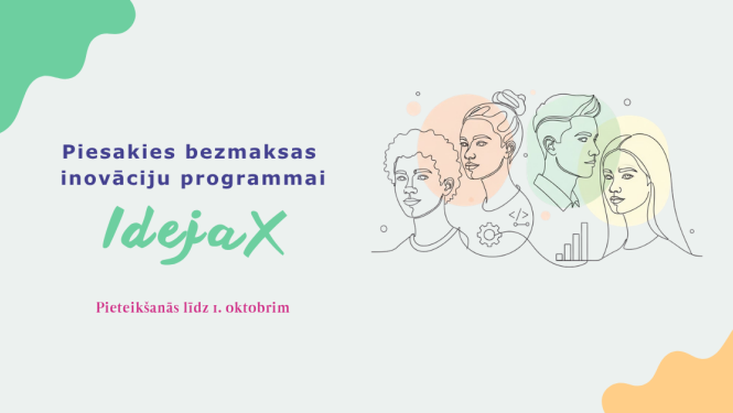 Programma IdejaX pieteiksanās 2026