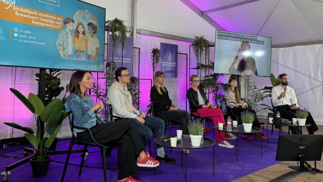 VIAA diskusija festivālā LAMPA 2026