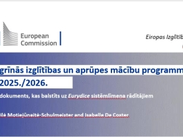 Bērnu agrīnās izglītības un aprūpes mācību programmas Europā 2025./2026. Informatīvs dokuments, kas balstīts uz Eurydice sistēmlīmeņa rādītājiem. Eiropas Izglītības un kultūras izpildaģentūra
