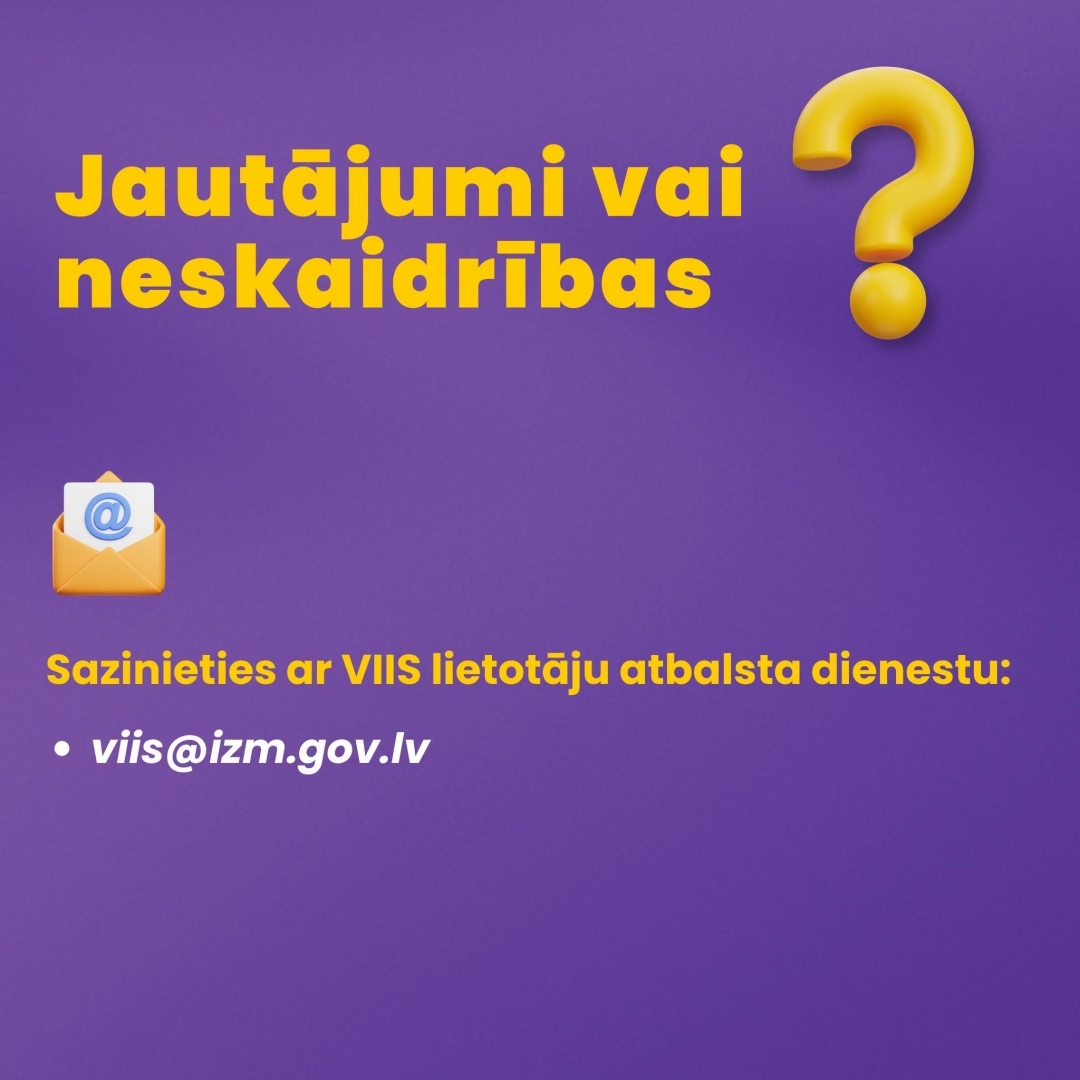 VIIS/VPS obligāta lietotāju tiesību atjaunošana no 2026. gada 27. jūlija (1)