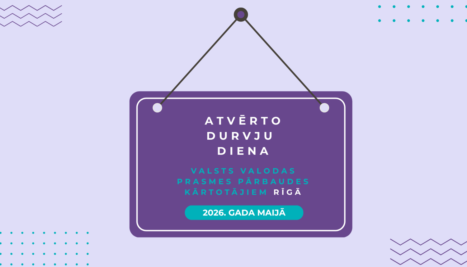 Atvērto durvju diena valsts valodas prasmju kārtotājiem Rīgā 2026. gada maijā
