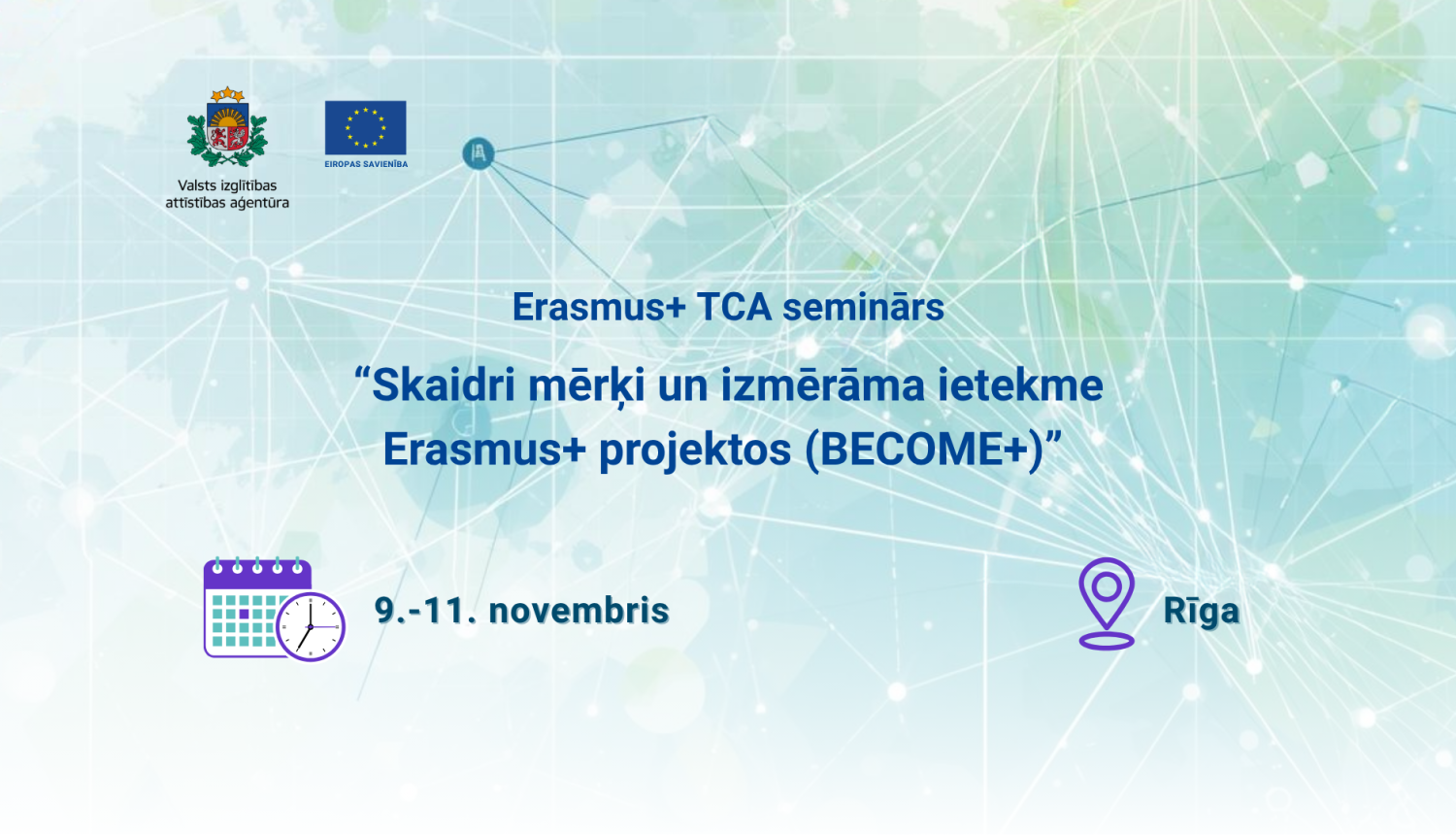 starptautisks seminārs par ietekmes plānošanu Erasmus+ projektos