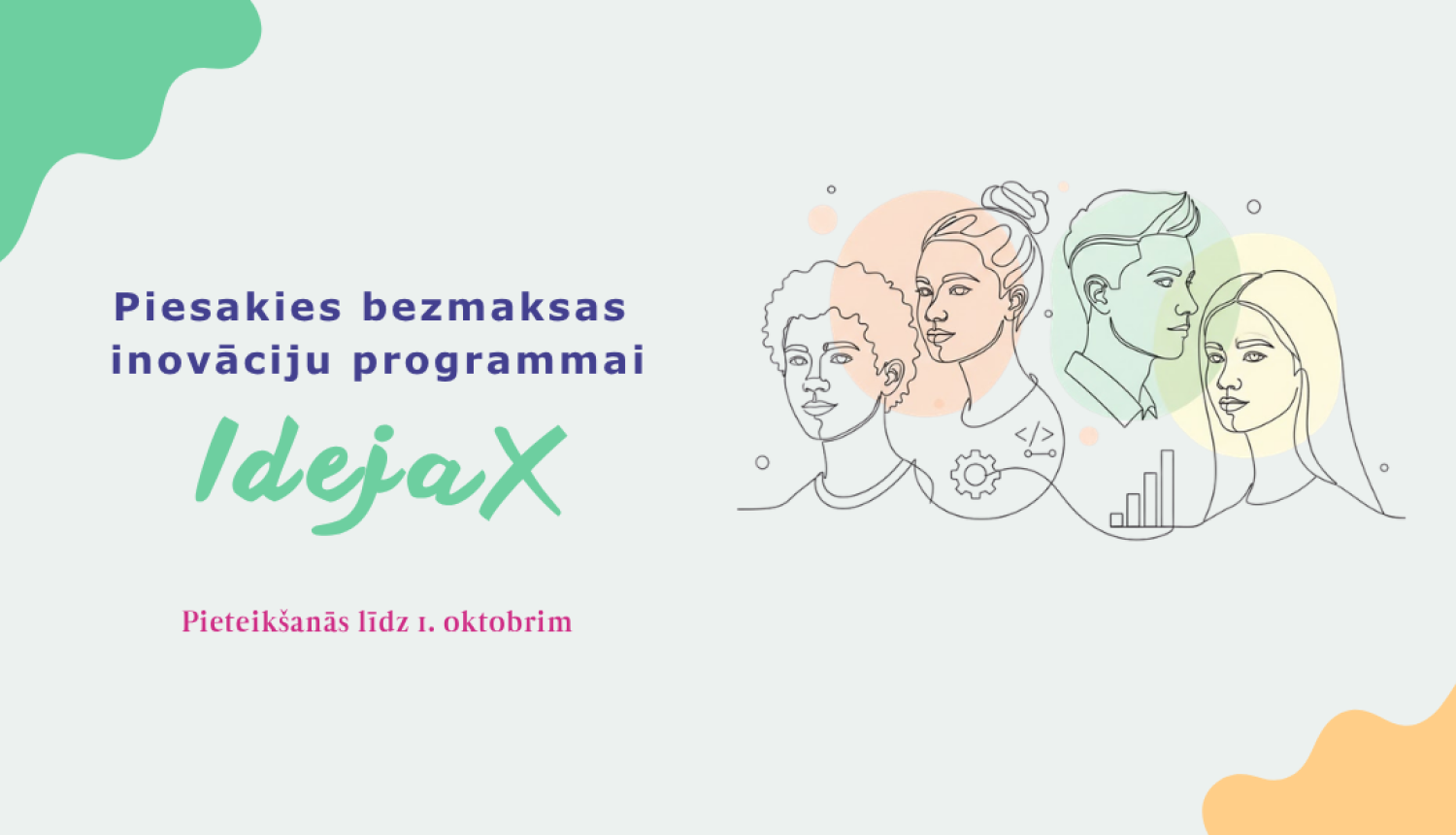 Programma IdejaX pieteiksanās 2026