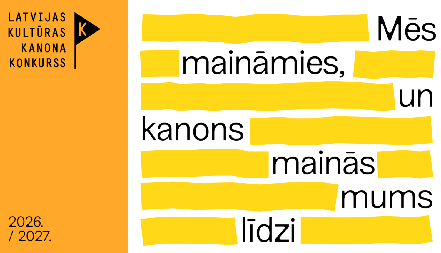Latvijas kultūras kanona konkurss 2026
