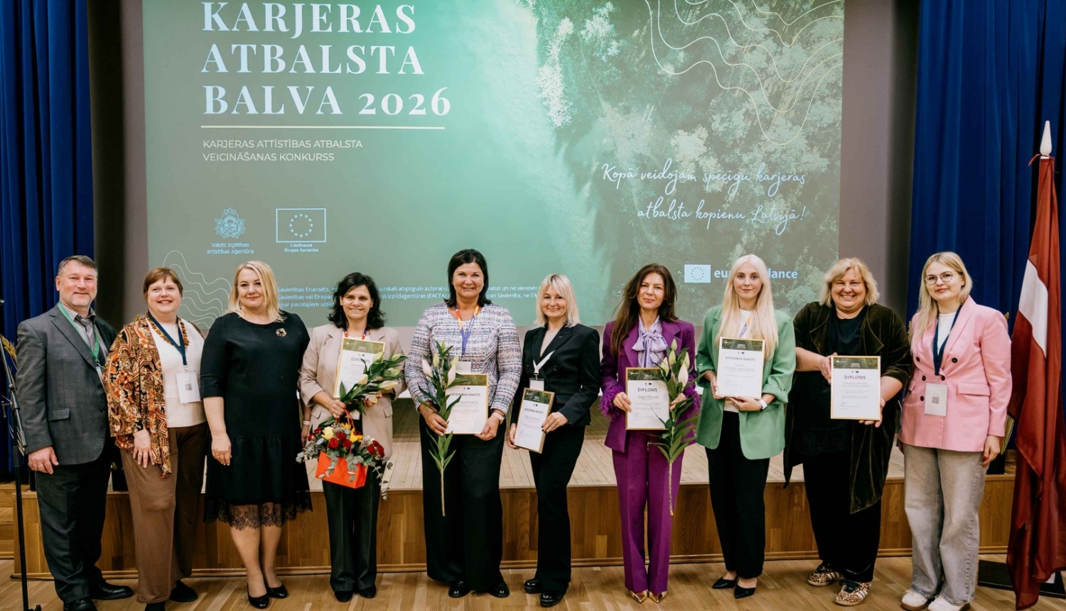 Karjeras atbalsta balvas 2026 laureāti 