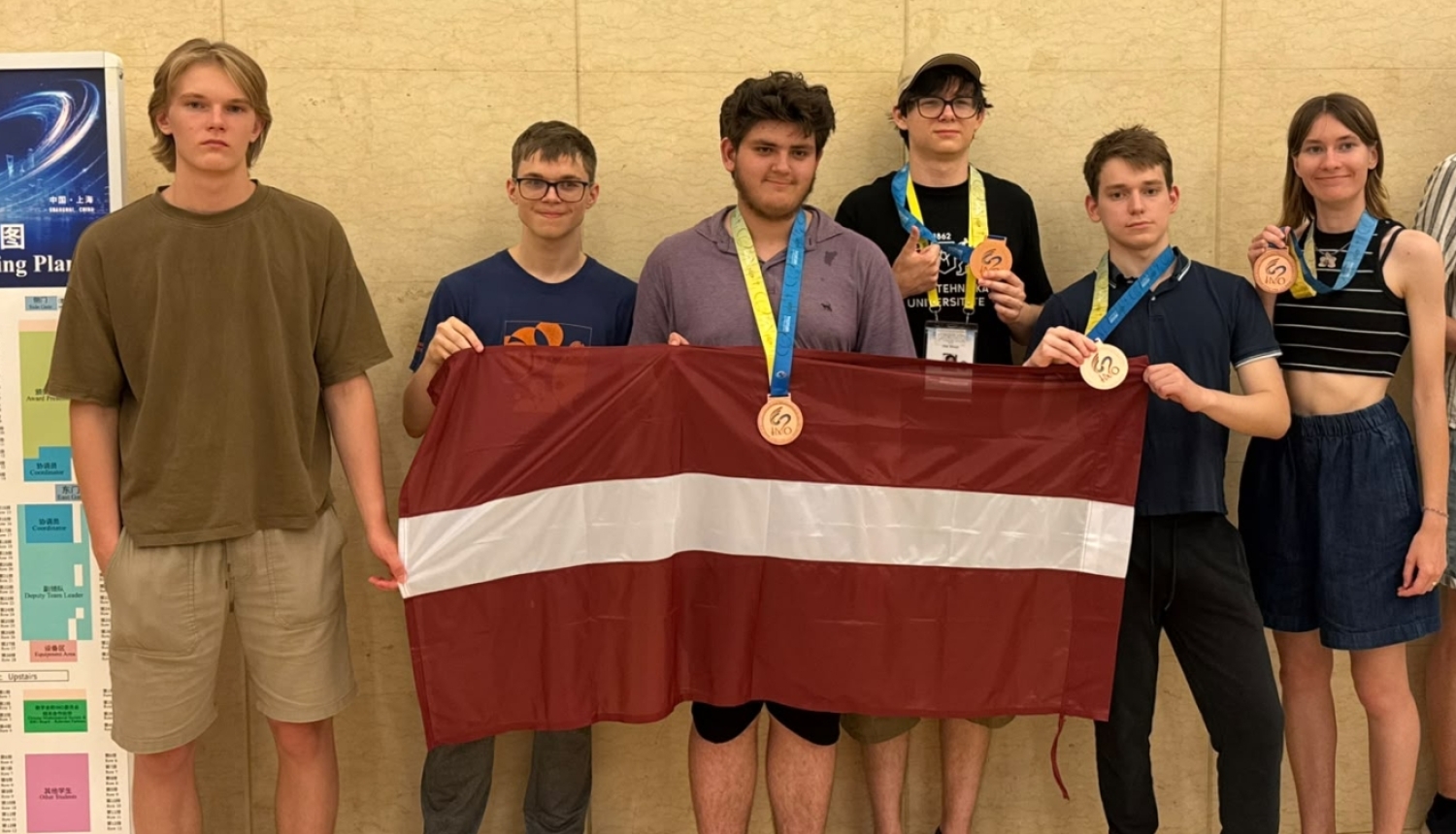 Latvijas skolēni Starptautiskajā Matemātikas olimpiādē Šanhajā 2026