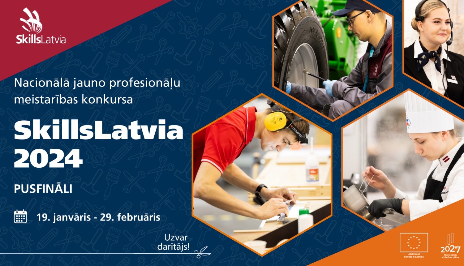 SkillsLatvia 2024 pusfinalu vizualis