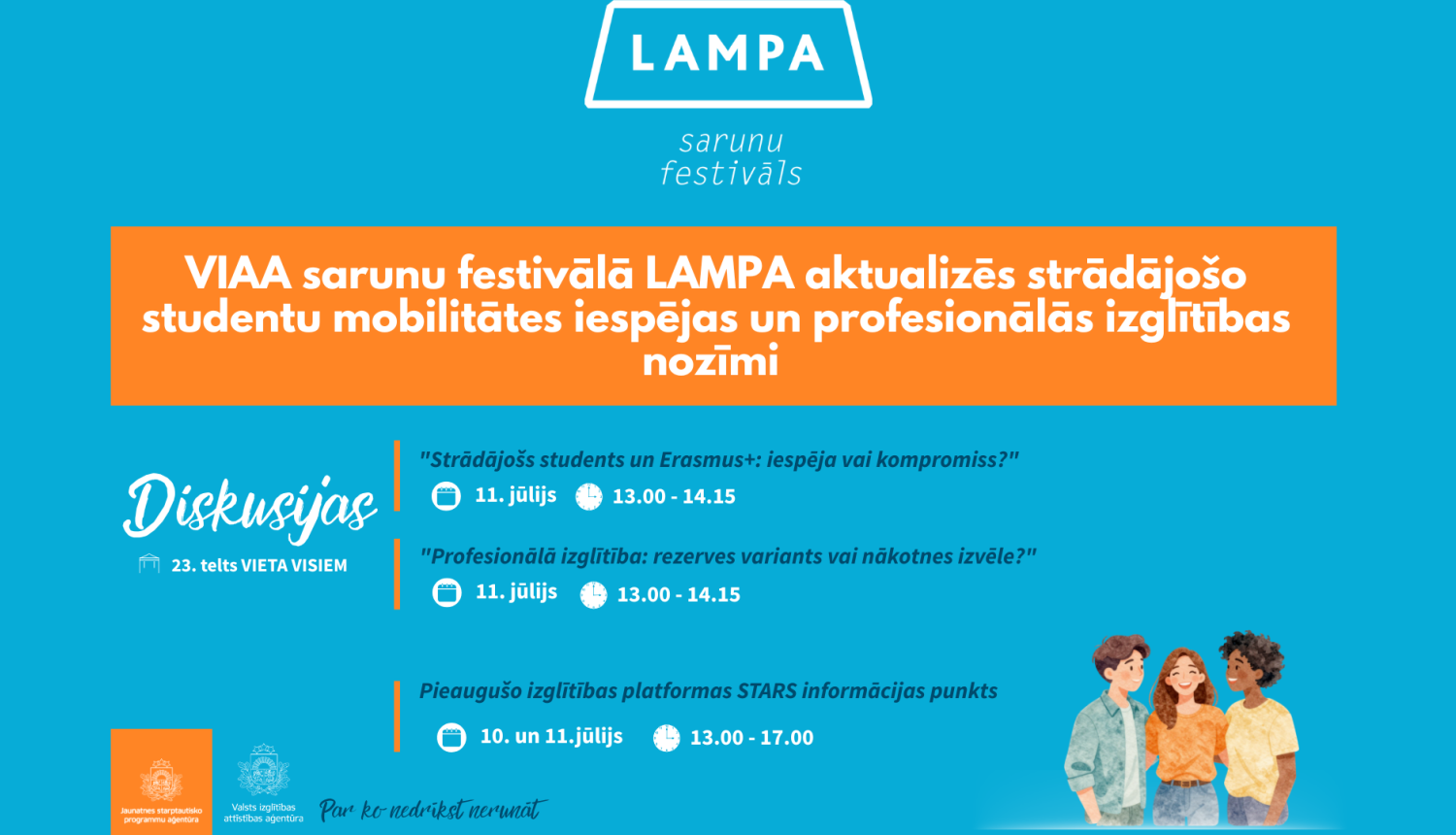VIAA piedalas festivālā LAMPA 2026 ar diskusijām 