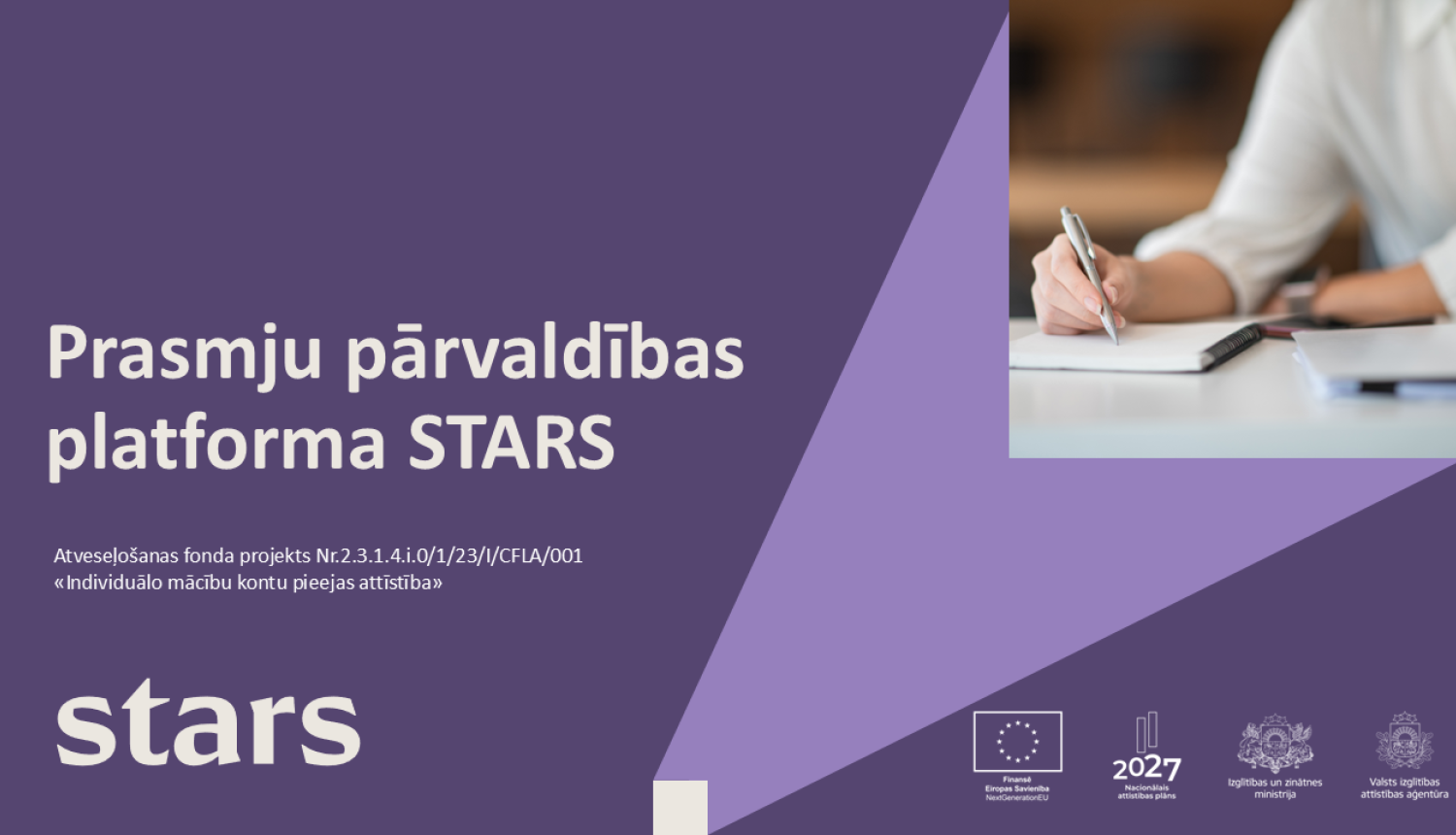 Projekts Individuālo mācību kontu pieejas attīstība