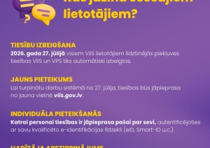 VIIS/VPS obligāta lietotāju tiesību atjaunošana no 2026. gada 27. jūlija (3)