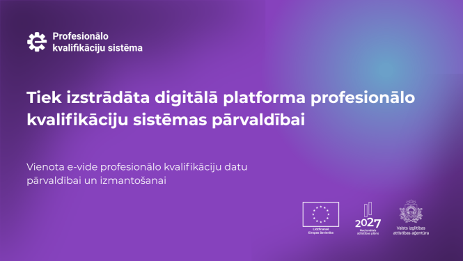 ESF projekts 4.2.2.9. Profesionālo kvalifikāciju sistēma