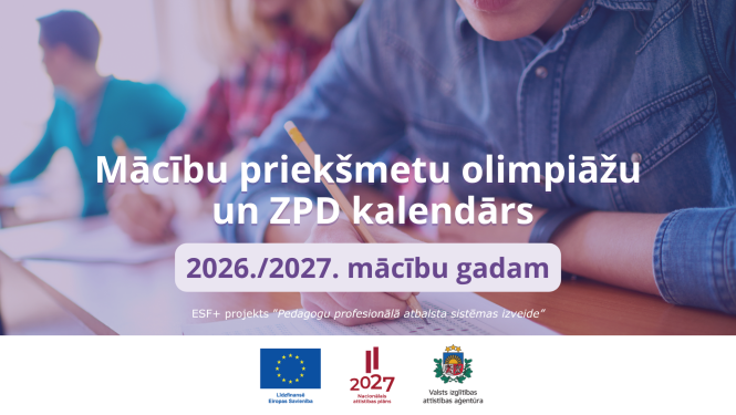 Mācību priekšmetu olimpiazu kalendars 2026.2027