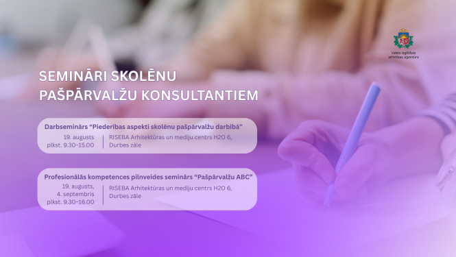 Seminari skolenu pasparvalzu konsultantiem