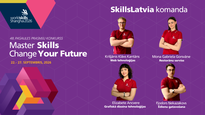 WorldSkills 2026 dalībnieki no Latvijas