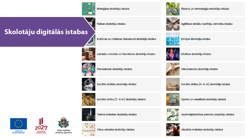 Skolotāju digitālās istabas