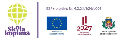 Skola - kopienā logo ansamblis