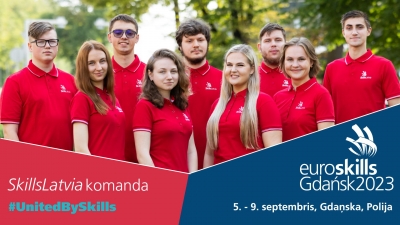 Latvijas komanda Euroskills2023