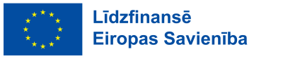 Līdzfinansē ES. Logo