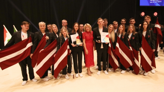 EuroSkills 2021 apbalvošanas ceremonija