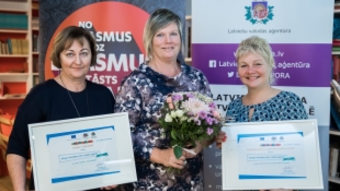 Pasniegta Eiropas Atzinības zīme valodu apguvē