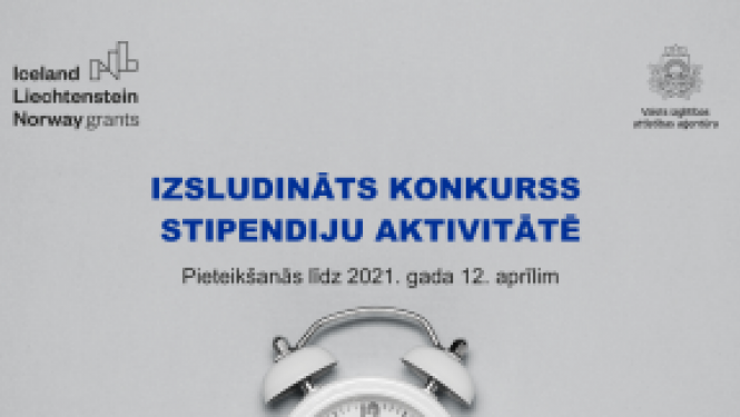 Izsludināts projektu konkurss EEZ un Norvēģijas grantu stipendiju aktivitātē