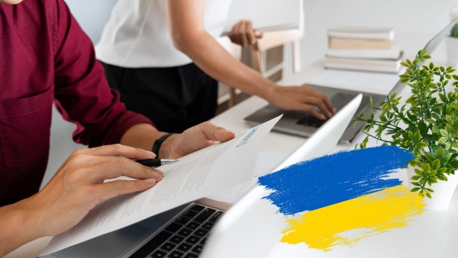 konsultacijas Ukrainas begliem studentiem