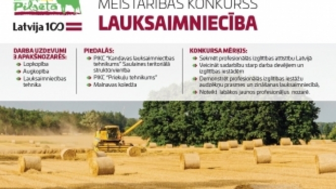 Notiks nozaru jauno profesionāļu meistarības konkurss lauksaimniecībā