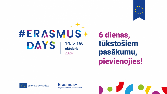 Erasmus dienas 2024 vizuālis
