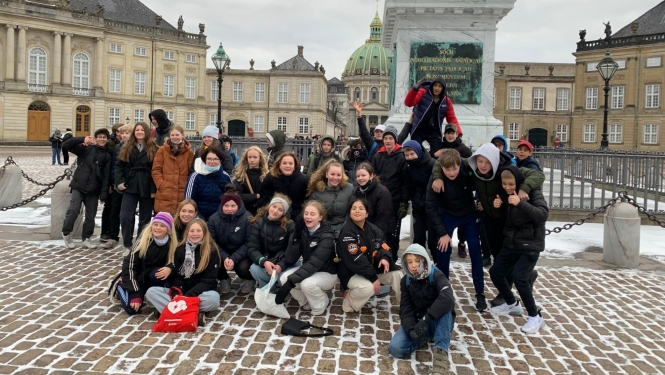 Jauniesi no Mērsraga vidusskolas Nordplus projektā