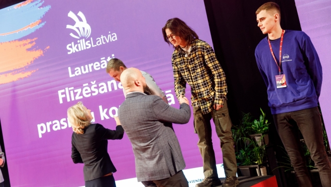 SkillsLatvia 2023 pasniedz medaļas uzvarētājiem