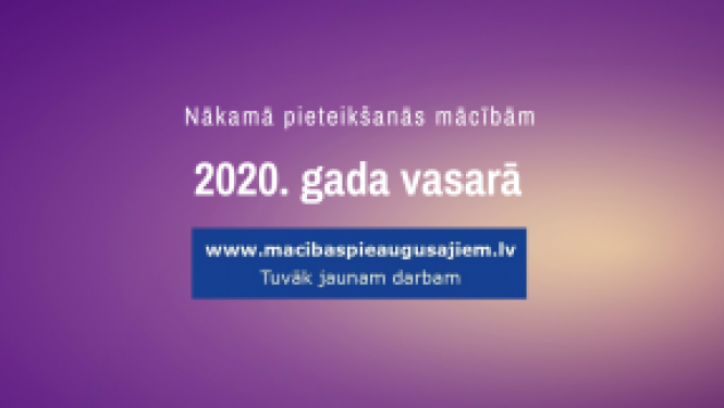 Pieteikšanās mācībām pieaugušajiem sāksies vasarā