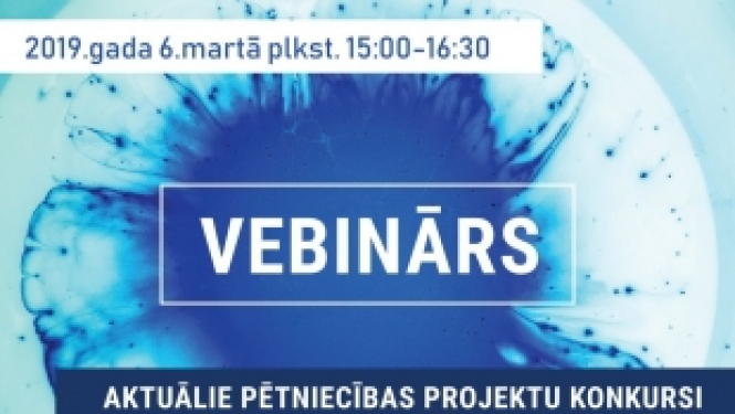 Tiešsaistes seminārs par pētniecības projektu konkursiem Kopējās programmēšanas iniciatīvās