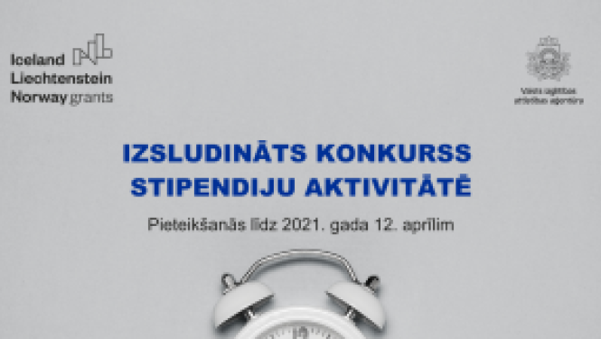 Izsludināts projektu konkurss EEZ un Norvēģijas grantu stipendiju aktivitātē