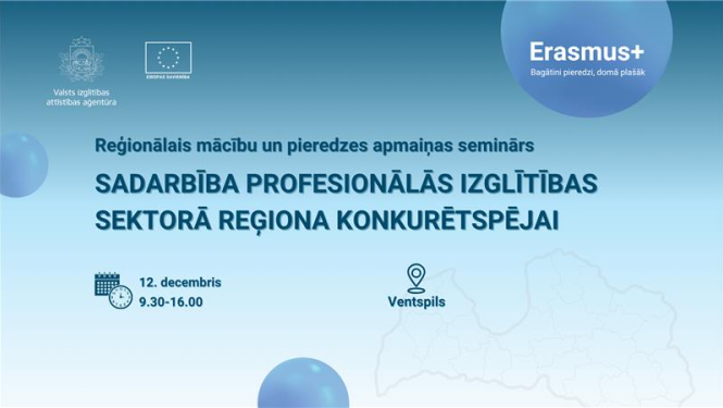 Erasmus+ reģionālais seminārs Ventspilas 2025