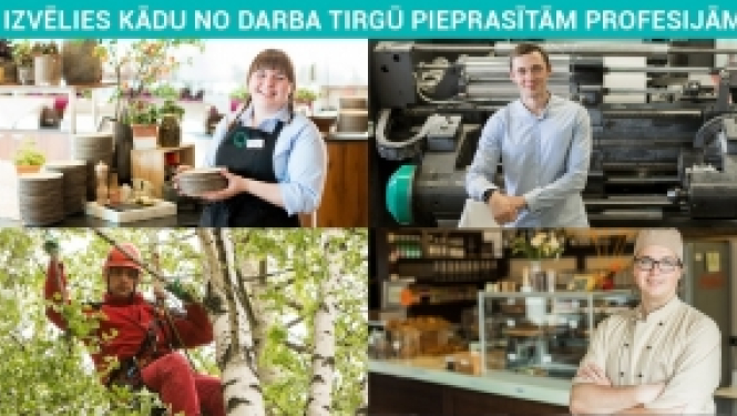 Turpinās Jauniešu garantijas ziemas uzņemšana vairāk nekā 60 profesijās