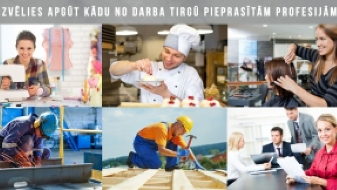 Pagarināta Jauniešu garantijas uzņemšana 21 profesijā