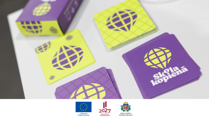 Skola-kopienā simulācijas spēles kārtis