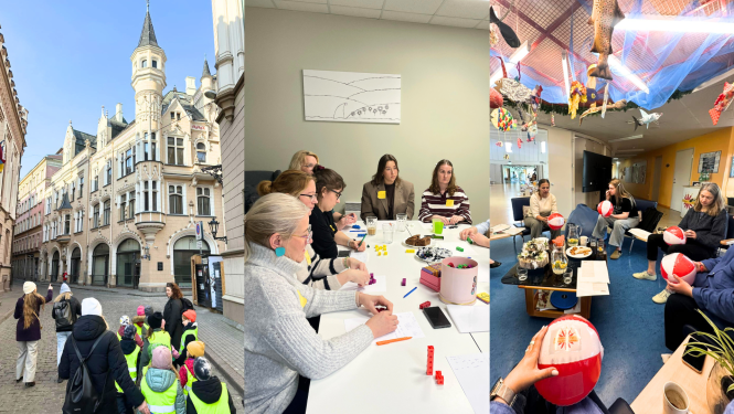 foto kolāža no Nordplus pieredzes DOMDARIS