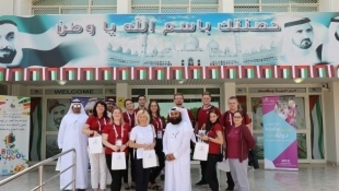 Latvijas komanda viesojas Apvienoto Arābu Emirātu skolā