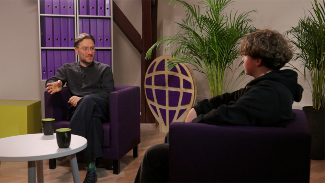 kadrs no Skola kopienā raidījuma Klase LTV1 