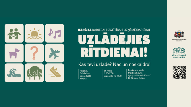 vizualis uzladejies ritdienai